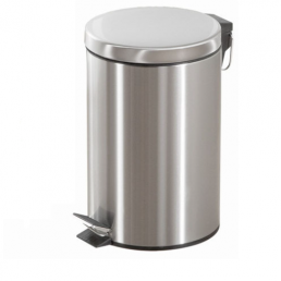 Stainless Steel Waste Bin Trash Can with Pedal 