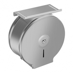 Jumbo Roll Toilet Paper Dispenser 304 Stainless Steel with cellphone shelf