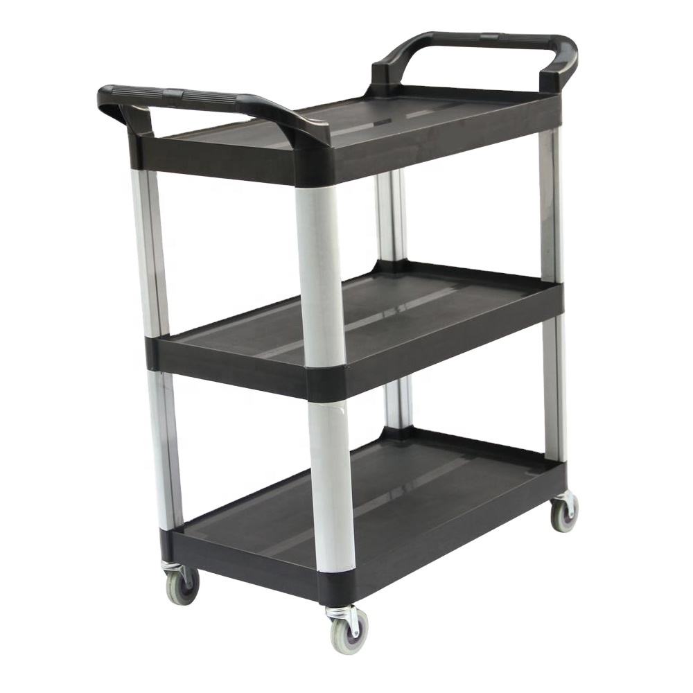3-Tier Utility Cart Heavy Duty Rolling Service Cart