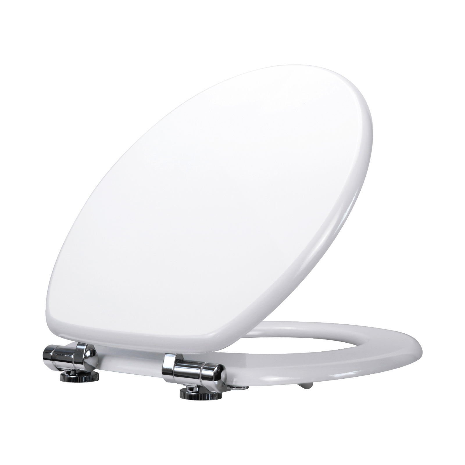White MDF Toielt Seat 
