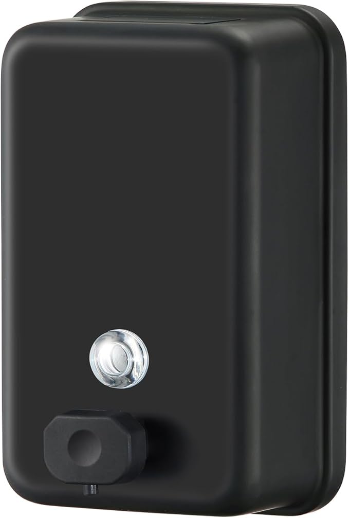 Black Stainless Steel Vertical Soap Dispenser 1200ml