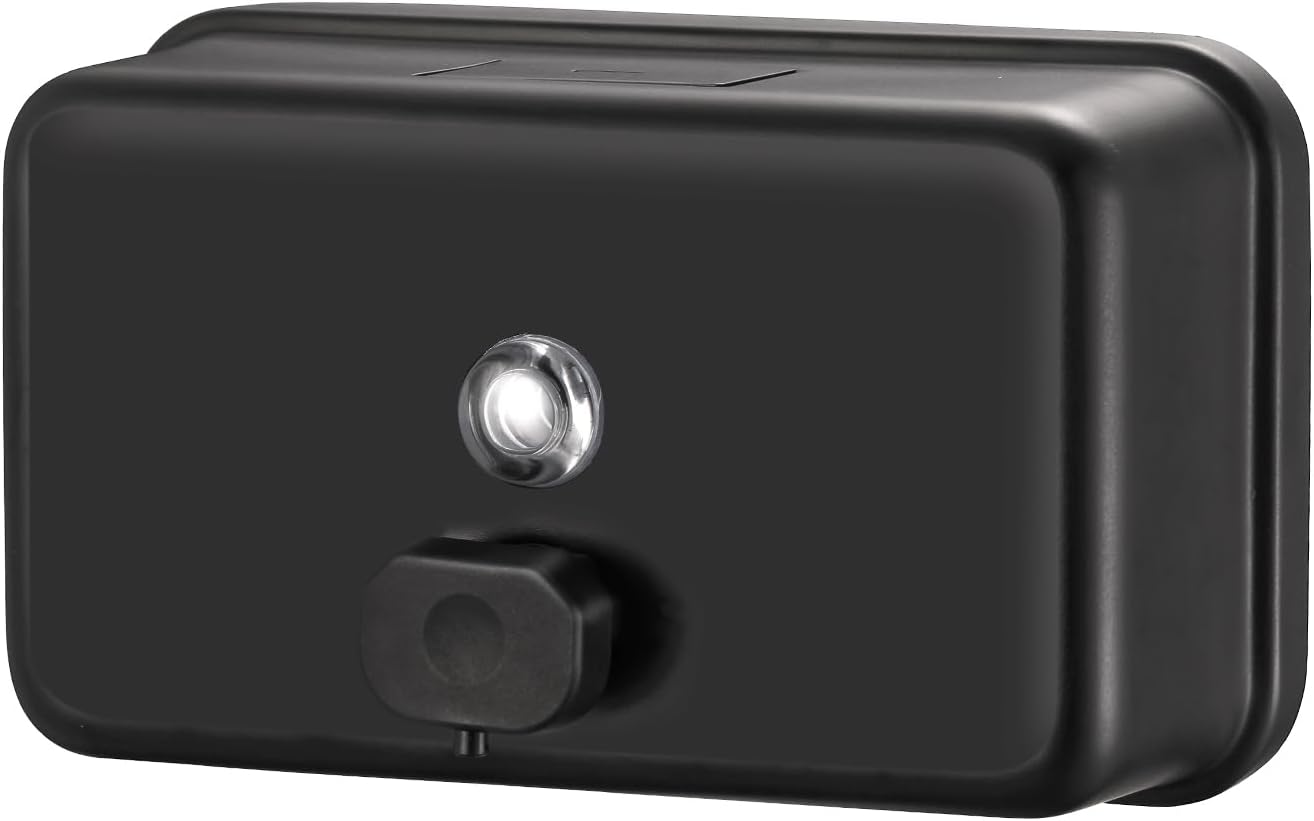 Black Stainless Steel Horizontal Soap Dispenser 1200ml